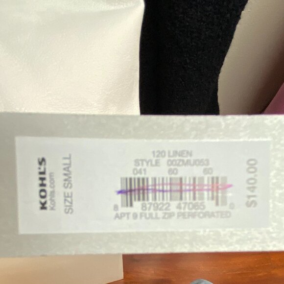 Apt. 9 Women's Faux-Leather Jacket - Picture 2 of 8